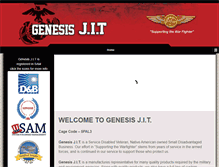 Tablet Screenshot of genesisjit.com